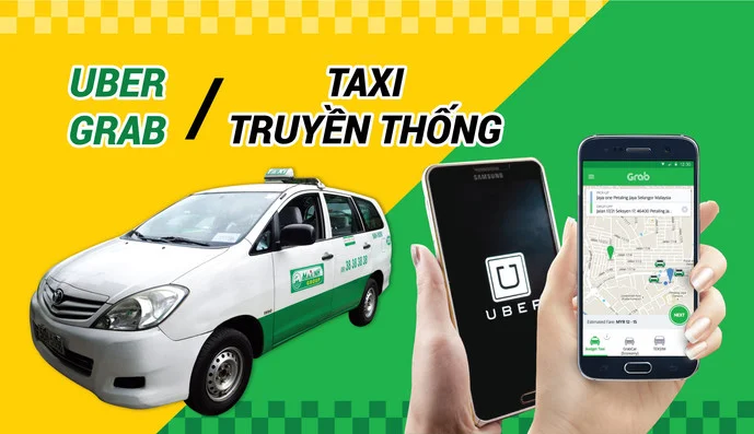 Sự phát triển của các hãng taxi công nghệ đối với taxi truyền thống 1